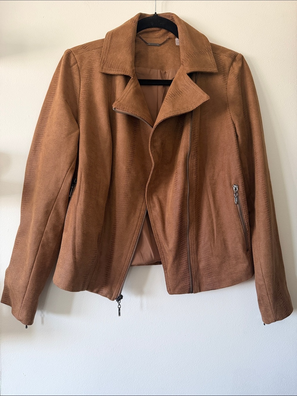 Chico's Brown Leather Jacket